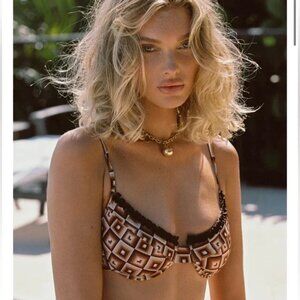 Heavy Manners 'Hotel Chelsea' Ruffled Underwire Top